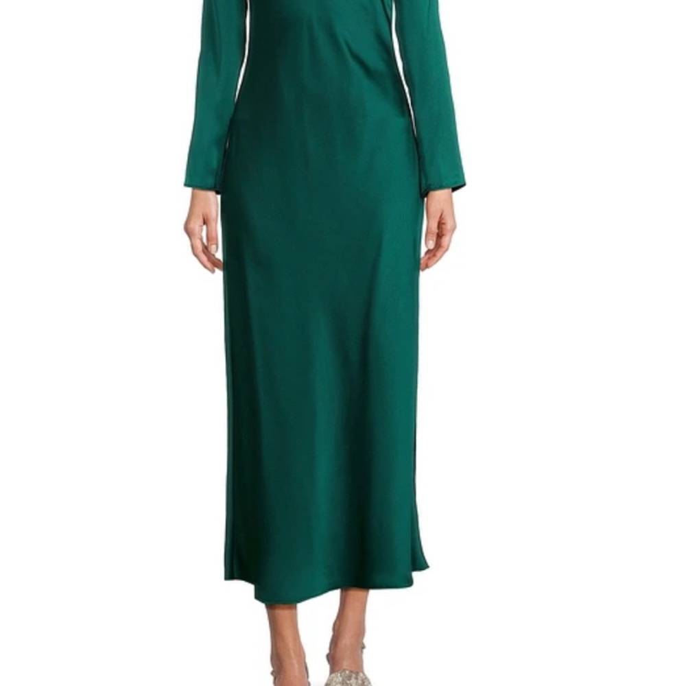 ANTONIO MELANI Teal Long Sleeve Dress